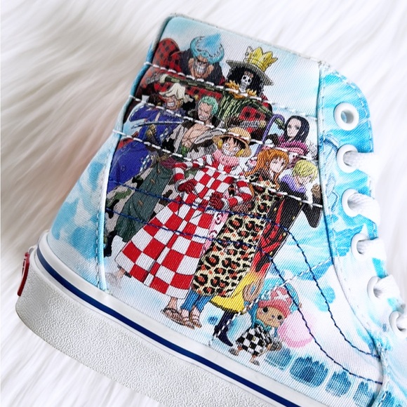 •HP• Vans x One Piece Sk8-Hi Punk Hazard Skate Sneakers - Picture 8 of 16